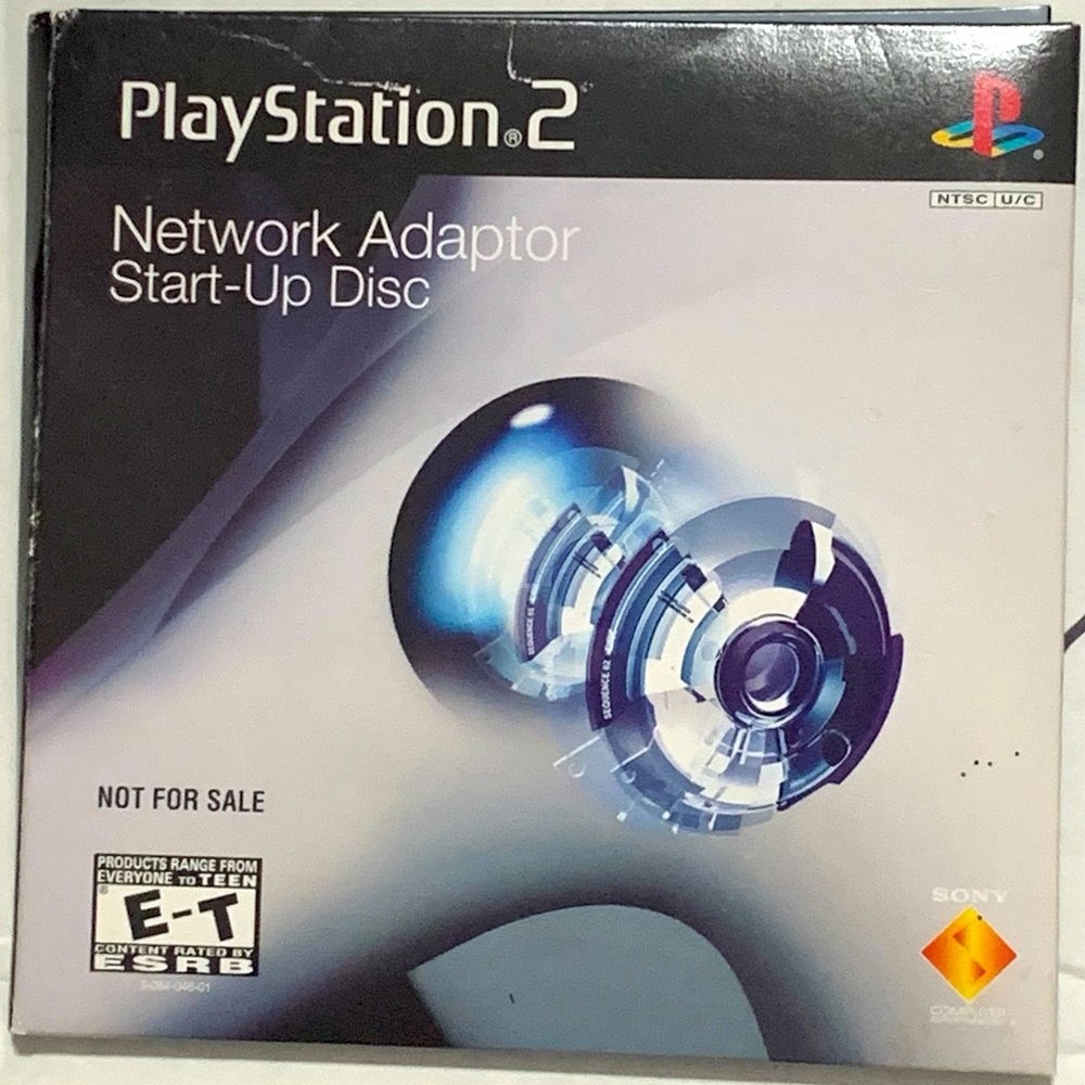 PlayStation2 Network Adaptor Start up disc